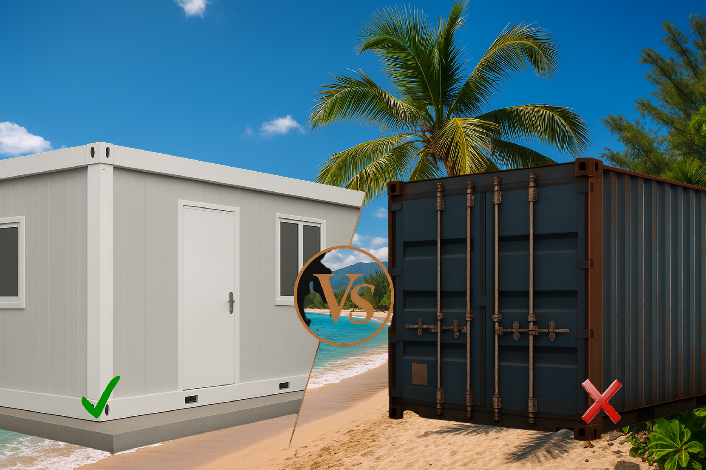 Villa container Domik Concept – vue extérieure