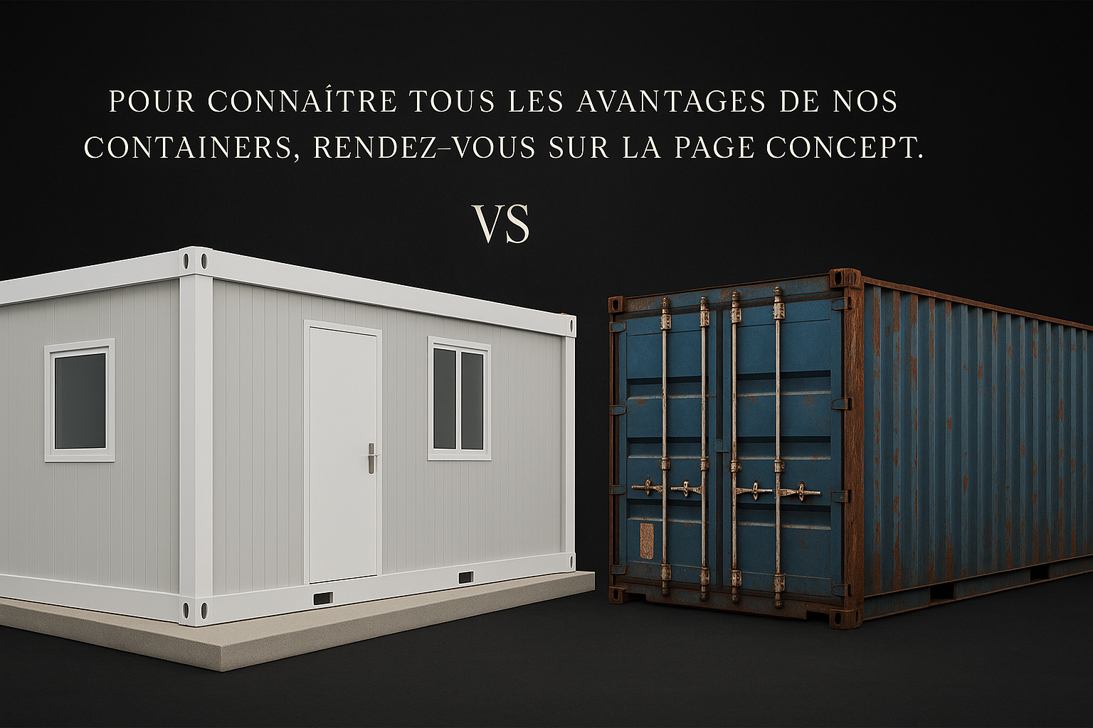 Maison container Domik Concept – façade